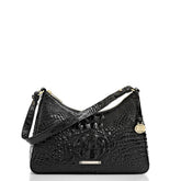 Retro Crocodile Pattern Baguette Bag - Shah S. Sahota